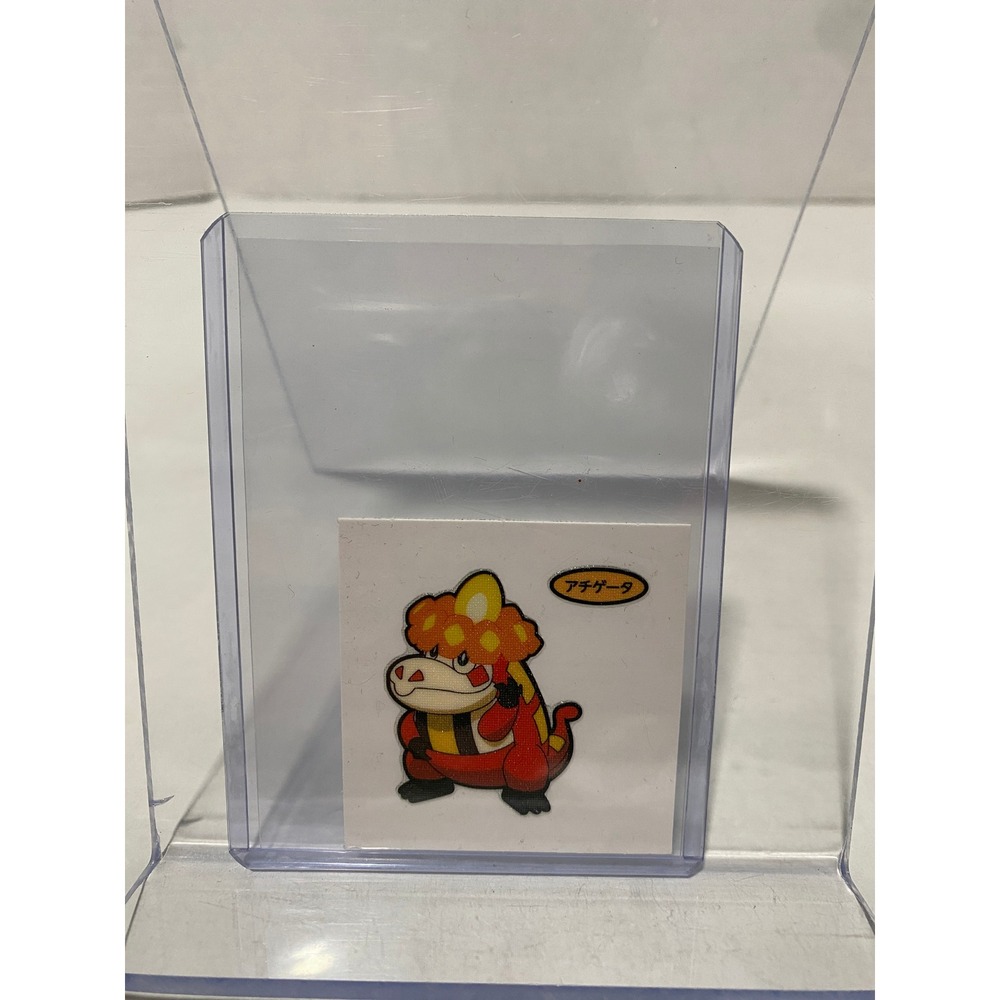 Nintendo Pokemon Crocalor Sticker Japanese Pan Deco Character Decal Red Orange